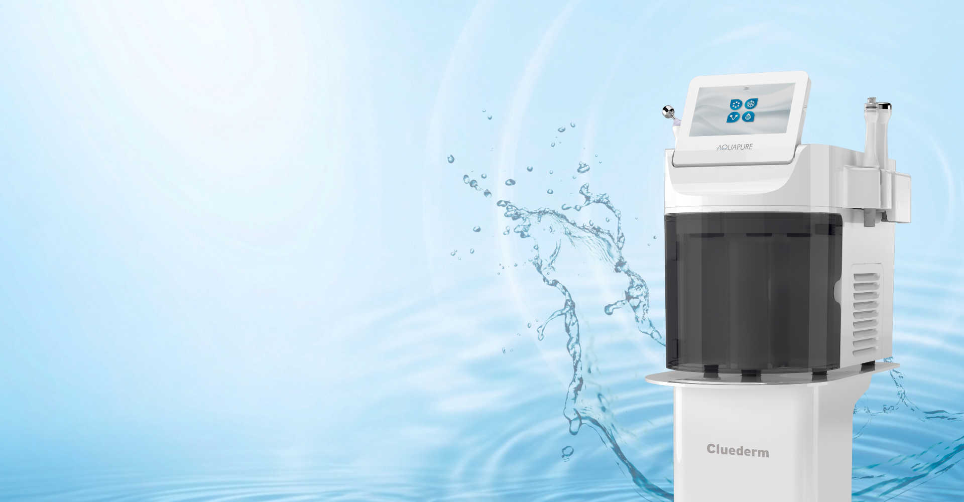Equipo Aquapure de Classys para limpieza facial profesional